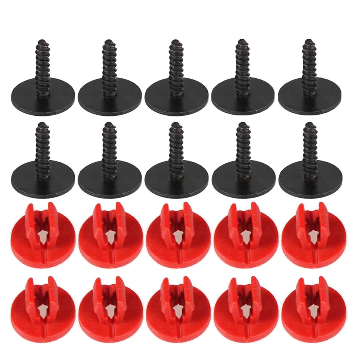 

10 шт. крепежных зажимов для крышки поддона картера двигателя автомобиля, винт, нижний защитный болт, гайка для Ford Focus MK2 MK3 Mondeo MK3 MK4 C-Max S-Max Galaxy Escape