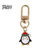 Christmas Party Keychain Cartoon Keychain, Enamel Santa Snowman Elk Snowflake Bag Charm, Holiday Decoration Xmas Theme Pendant for Backpacks Handbags