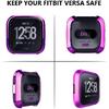 [8-Pack] Screen Protector Case Compatible with Fitbit Versa Cover,All-Around Soft TPU Plated Cover Ultra Slim Scratch-Proof Bumper Shell Accessories