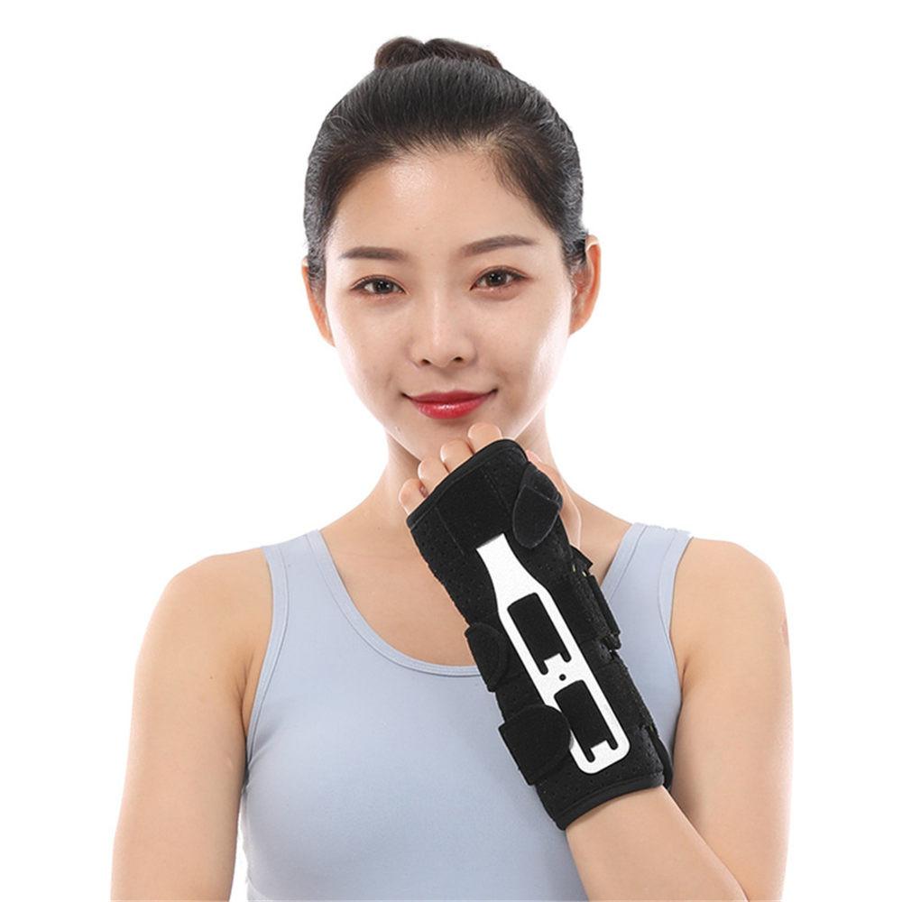 1Pcs Adjustable Wrist Joint Fracture Fixation Strap Breathable Wrist Sprain Recovery Brace Palm Injury Protective Support Band Unisex