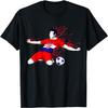 Croatia Soccer Fans Jersey - Croatian Flag Football Lovers T-Shirt