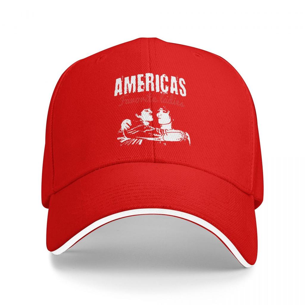 Basebollkepsar Amerikas Favorit Damer Jake Webber Johnnie Guilbert Grafisk Sport Kvinna Man Sommarhattar