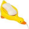Cartoon Duck Shape Soap Box Drain Soap Holder Shower Sponge Drying Rack Kitchen Bathroom Accessories