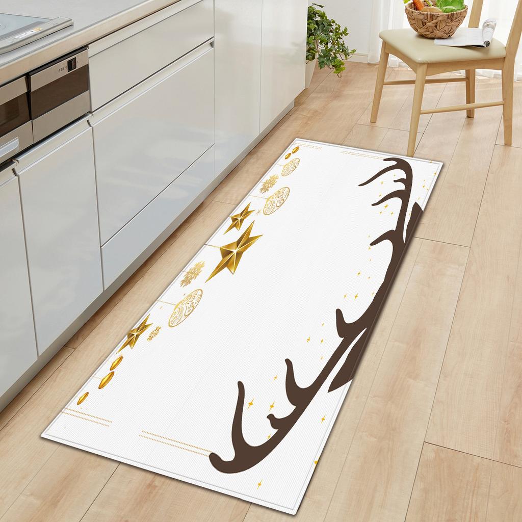 Christmas Kitchen Sand Carpet Doormat Long Floor Mat