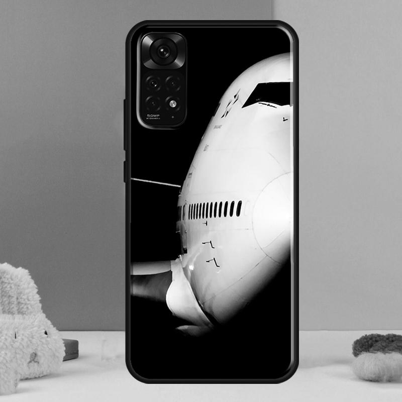 Aircraft Airplane Fly Travel Case For Xiaomi Redmi Note 12 11 10 9 8 Pro 9S 10S 11S 12S Redmi 12C 9A 9C 10A 10C Coque