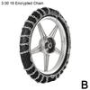 Universal Motorcycle & Scooter Anti-skid Chain, 30017 & Breaking, Ice Design Snow Encrypted Tire Bold Anti-slip, T1E1