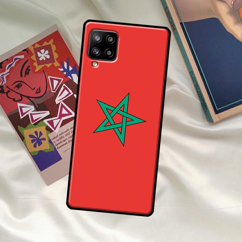 Morocco Flag Case For Samsung Galaxy A52 A32 A12 A33 A06 A16 A26 A36 A56 A15 A53 A13 A34 A54 A14 A35 A55