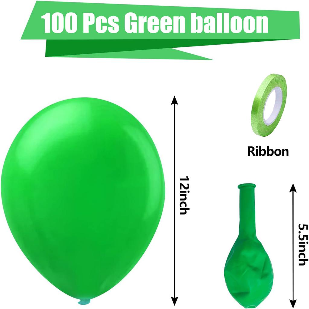 100PCS multi-color latex balloon set suitable for birthday parties, weddings, Valentine's Day party decoration