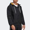 adidas Zip-Up Hooded Jacket Men Tops Black HF4851