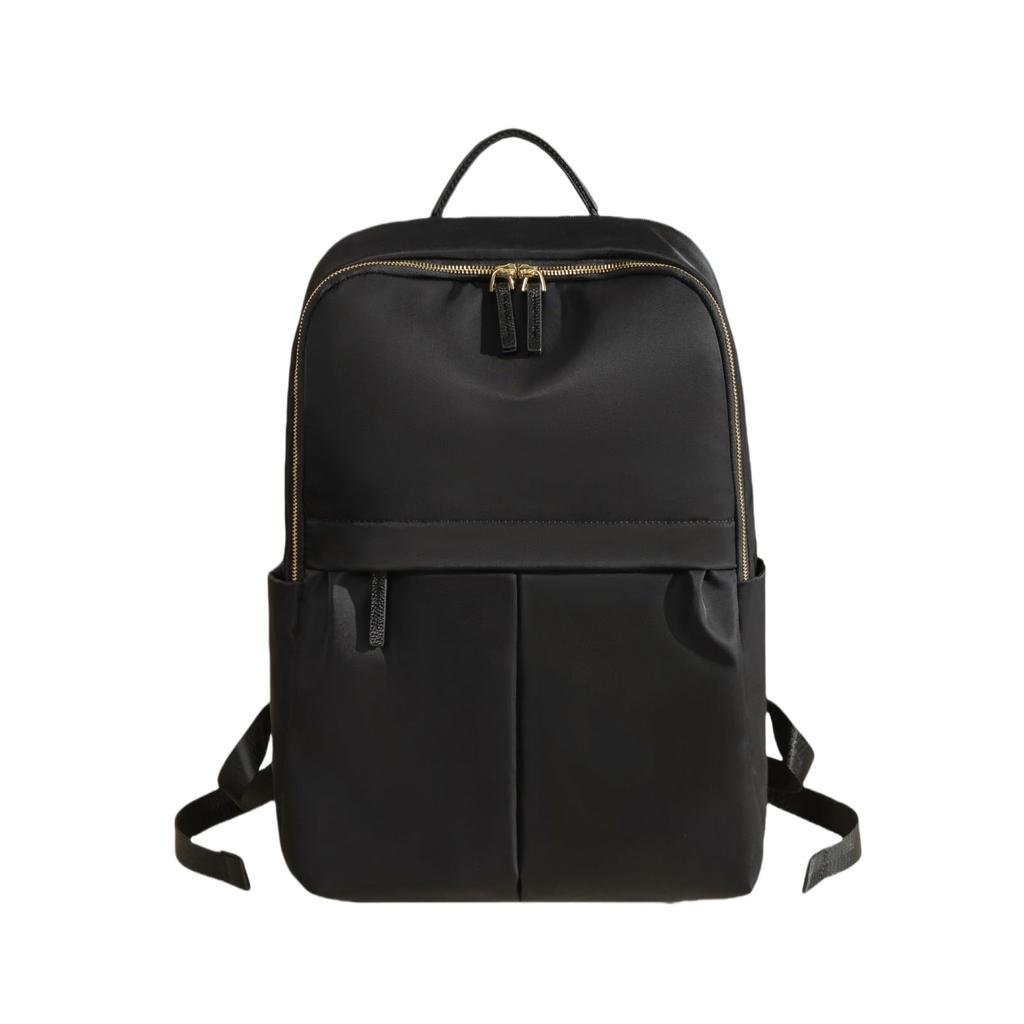 Ladyfan Women's Stylish and Lightweight Backpack for Commuting, School, and PC Use. Waterproof Nylon Backpack with Large Capacity, Stylish and