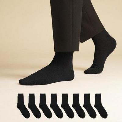 Sockpiens Men's Middle-Calf Socks[7~10(US)6.5~9.5(UK)40~43(EU)] 8-Pair Set