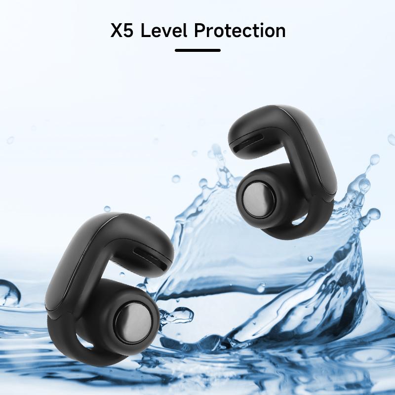 Wireless Bluetooth Sports Earphones Waterproof Sweatproof Noise Reduction Open Ear Clip Earbuds