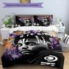 3pcs Juice WRLD1 Pattern Bedding Set Duvet Cover Set Includes Duvet Cover &pillowcases, Perfect All Season Bedroom Decoration & Gift