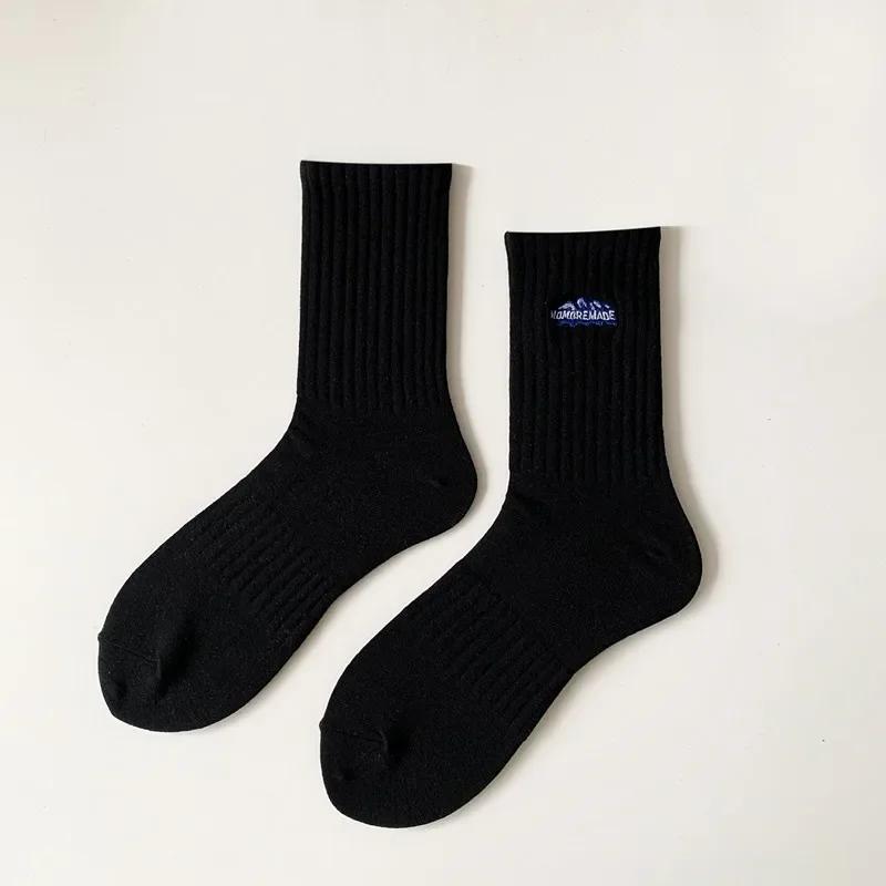 1/4 Pairs Men's Sports Socks Breathable Athletic Crew Socks for Running Gym Quick-Dry Comfortable Casual Socks Men Spring Summer