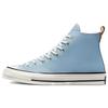 Chuck 70 Denim Fashion High Trendy Casual High Top Espadrilles Unisex Blue White Orange