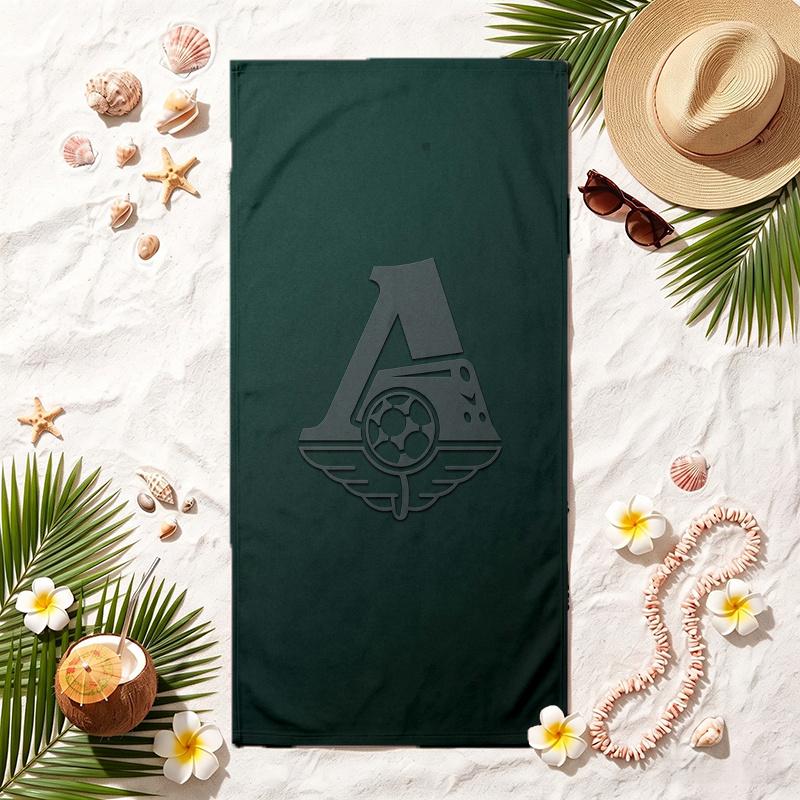 Lokomotiv Yaroslav (1) Soft Beach Towel Stylish Beach Pool Towel for Summer Seaside Vacation Travel