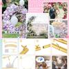 Runtowo 1pc Metal Ring Balloon Arch Bracket, Wedding Arch Decoration, Birthday Party Supplies