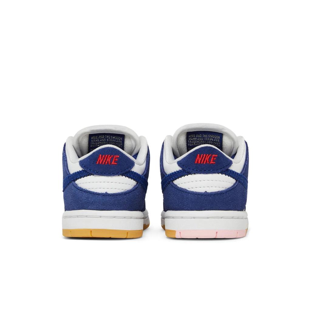 Nike Dunk Low SB Toddler 'Los Angeles Dodgers' (Unisex) Deep Royal Blue / White / Sport Red / Gum Light Brown Toddler Shoes DN3673 401