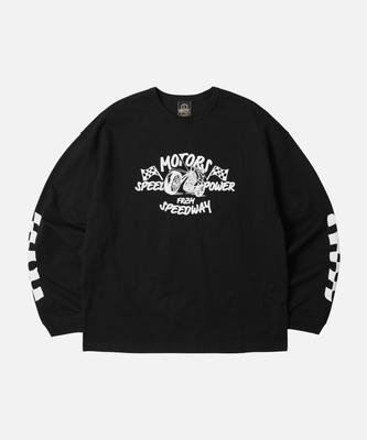 FRIZMWORKS Motors Speedway Long Sleeve Tee _ Black
