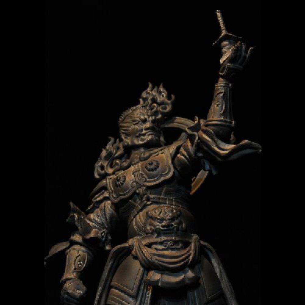 Revoltech Takeya 001EX Tamonten Wood Version ABS PVC Painted Action Figure Non-Scale &