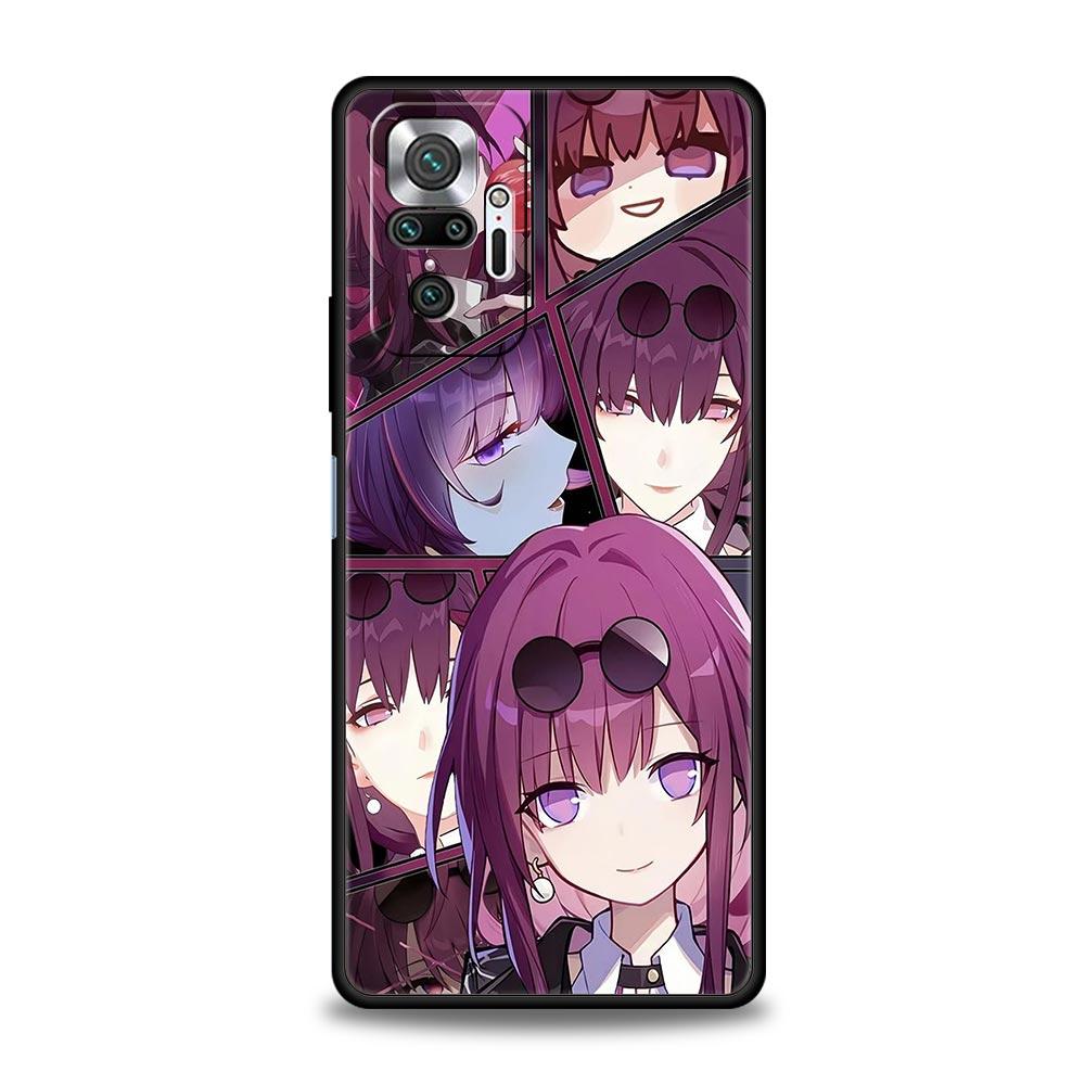 Husa de telefon Honkai Star Rail Gepard Bronya pentru Xiaomi Redmi Note 13 12 5G 11 10 Pro 4G Plus 9S 9 8 7 9T 8T 10C 9C 9A Husă moale