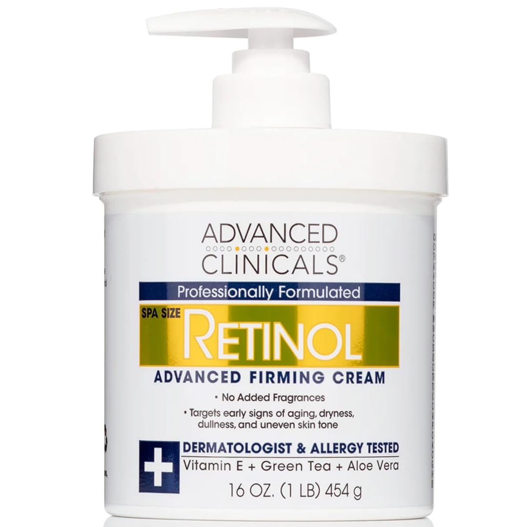 

Японский Advanced Clinicals Ретиноловый Крем Крем для Тела Advanced Clinicals Увлажняющий Большой Объем 454г [Официальный Продукт]