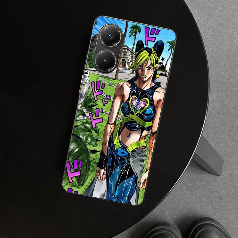 JoJo's Bizarre Adventure Jolyne Cujoh Phone Case Cover for Xiaomi Poco X6 X5 X7 Pro F7 Ultra Redmi 15C 15 13C 13 12C 12 10C 10 1