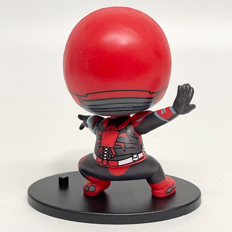 3 Spider-Man Figurines Cute Q-version Spider-Man Bobblehead Doll Toy Ornament Desktop Decoration Gift Suitable for Marvel Fans Action & Toy Figures