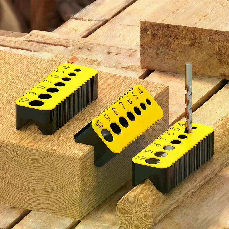 Suitable For 4mm To 10mm Drill Bits Drill Bit Guide Can Be Reused As A Woodworking Metric Precision Drilling Tool