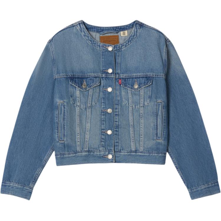 

Levis Performance Cool Американская Модная Универсальная Джинсовая Куртка Женские куртки 006Q9-0001 S