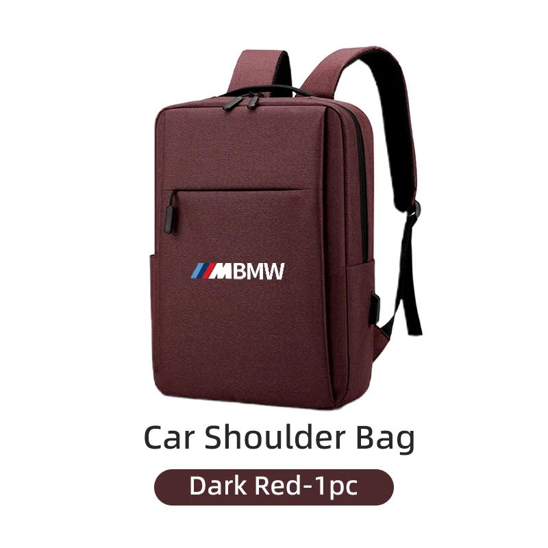 Car Sticker 2025 Hot Car LOGO New Business Bag USB Rechargeable School Bag Waterproof Laptop Bag Backpack For BMW Motorsport F11