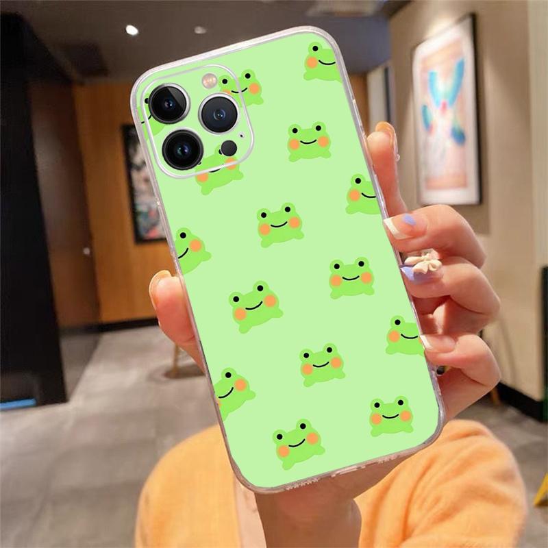 Phone Case For iphone 17 Air 17 Pro Max 16 15 14 13 Pro Max 15 16 Pro 15Plus Frog