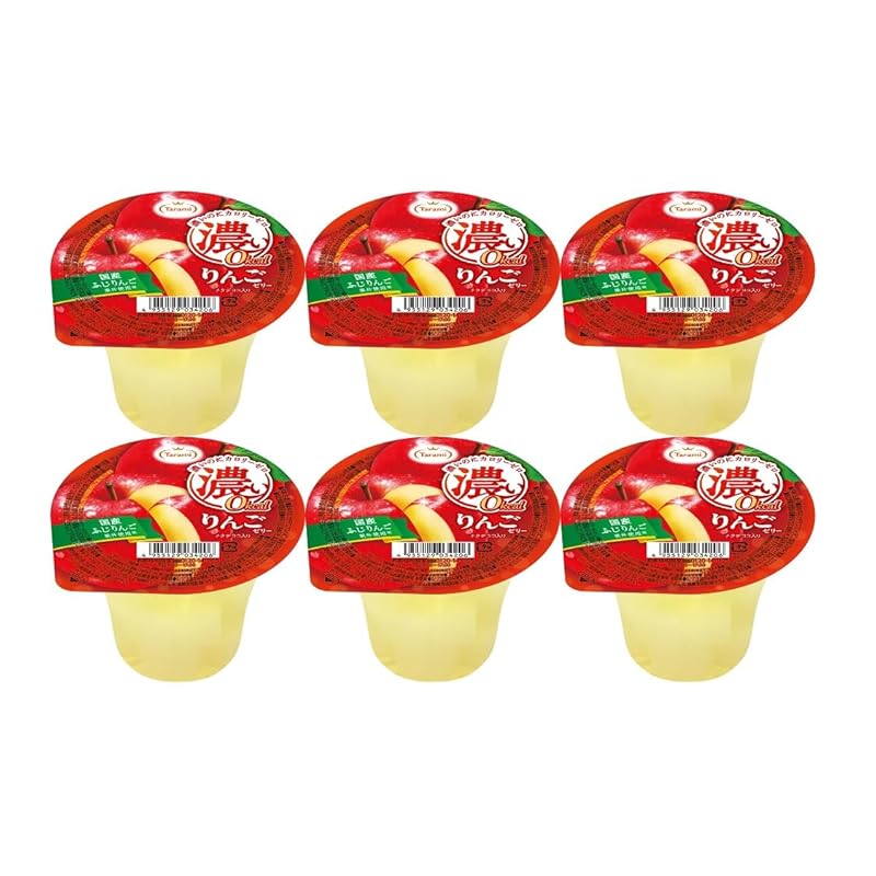 

Tarami Dark 0kcal apple jelly 195g × 6 pieces