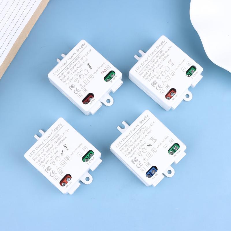 LED Transformer 12V 24V Power Supply Constant Voltage for Indoor Lighting 6W 12W 15W Energy Efficient Solution