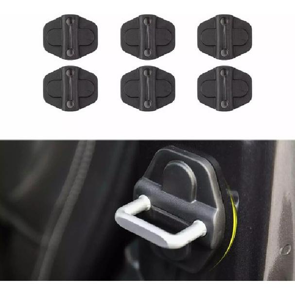 Door Lock Protector Cover Trim For Jeep Wrangler JL Gladiator JT 18+ Accessories