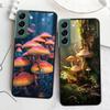 Fungal Aesthetics Phone Case For Samsung Galaxy S22 S25 Ultra S21 S10 Plus S26 Edge S20 S23 S24 FE Cover Silicone Soft TPU C
