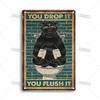 Artisian Toilet Metal Plaque Tin Sign Nice Butt Arse Sweet Cheeks Bathroom Washing Room Decorative Plate Wall Decor Garage Bar