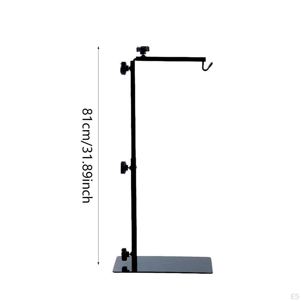 Nastavitelný držák lampy pro plazy, přenosné podpůrné ještěrky a gekony