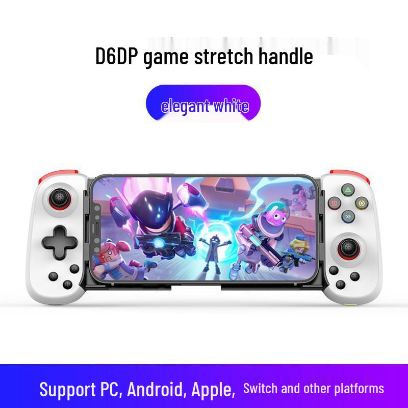 

D6DP Wireless Bluetooth Dual Hall Motion Game Controller for Mobile, Switch, Android, iOS, and PC