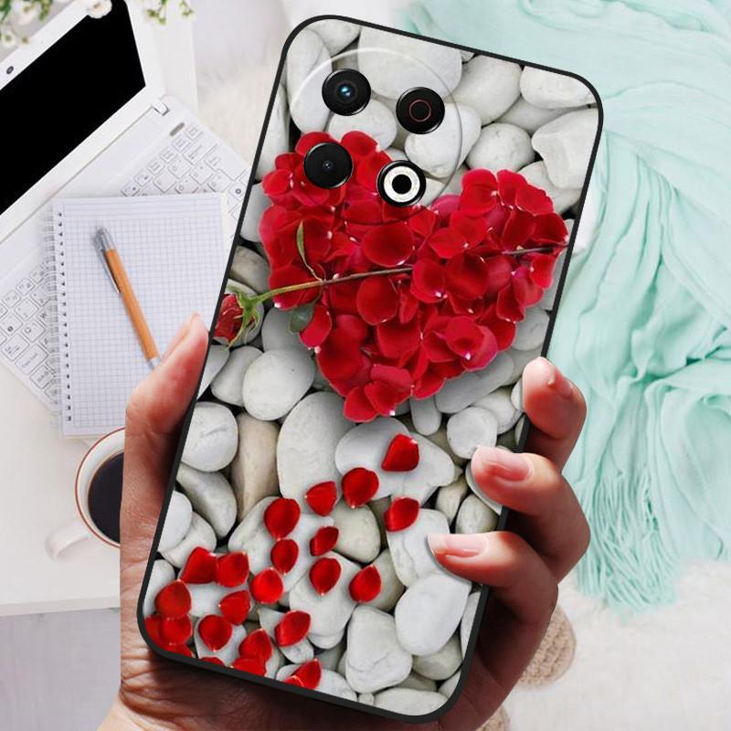 For Tecno Spark 30 Pro Case Soft TPU Silicone Phone Covers for Tecno Spark 30 KL6 Spark30 Pro KL7 Case Bumper  Shockproof Coque