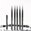 Professional Nail Art Liner Brush Kit Nail Art Bushes Set,Nail Design Brushes for Tiny Details,Long Lines 6/9/12/15/18mm