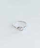Knosis [925 Silver] Frame Pearl Ring