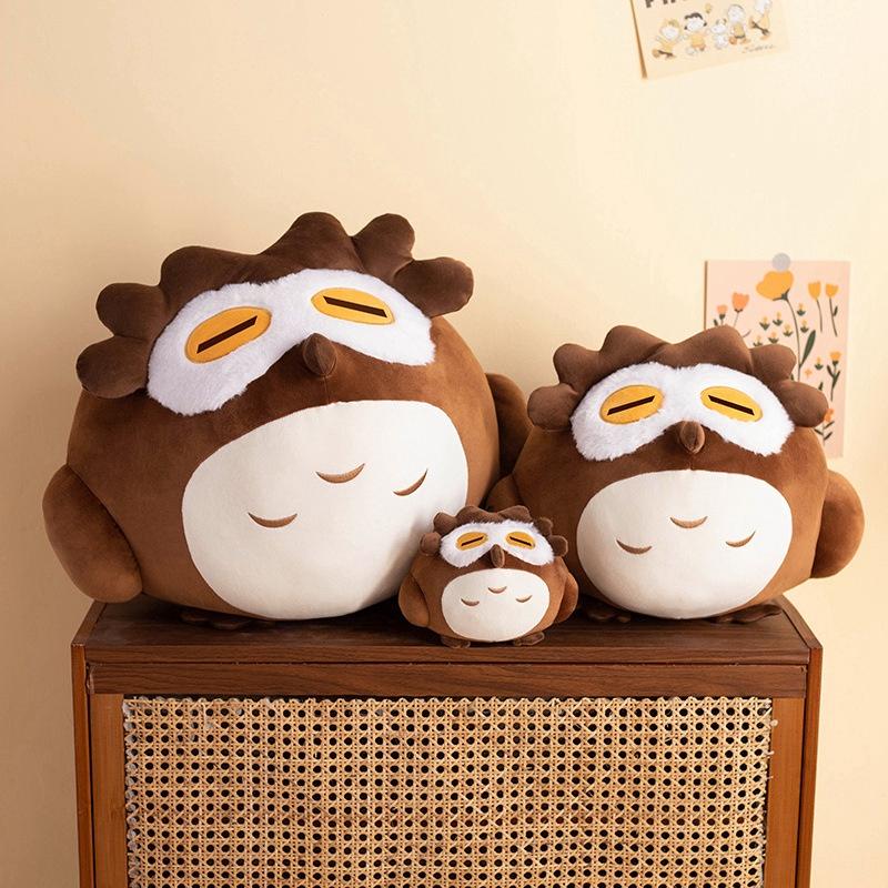 Genshin Impact Diluc Ragnvindr Owl Plush Toy Game Animal Stuffed Doll Kids Gift