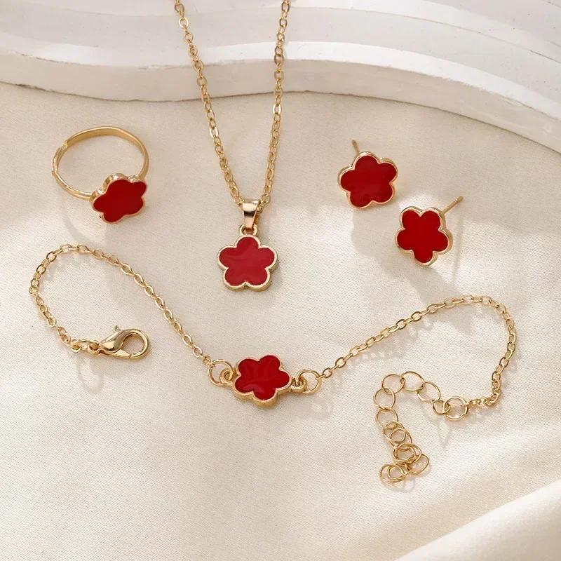 

French Vintage Shell Zircon Pearl Pendant Earrings Necklace Two-piece Set Fashion Daily Accessory Party Jewelry Birthday Gifts
