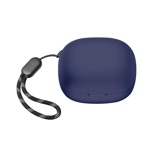 Pokrowiec na słuchawki z pełnym pokryciem i amortyzacją wstrząsów, z wiszącą linką, poduszka na słuchawki bezprzewodowe do Anker Soundcore R50i
