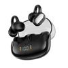 Bluetooth 5.4 + EDR Wireless Earbuds [2025 Bone Conduction Ear Cuff Style] with a Non-Closure Design, LED Battery Level Indicator, 65 Hours of
