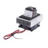 DIY Peltier Cooler Kit 12V Semiconductor Cooler Peltier Cooling System, Heatsink Module Kit+Thermostat Set, US Plug
