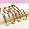 Three Layer Winding Leather Beaded Bracelet With Agate Stones For Women Gift
