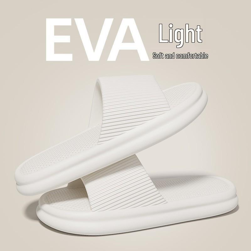 Women's and Men's Non-slip Summer Bathroom Slippers for Indoor Home and Hotel Use