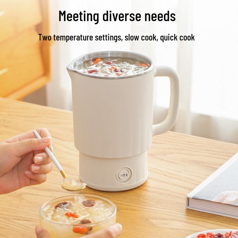 Compact Folding Electric Travel Kettle for Business and Outdoor Use